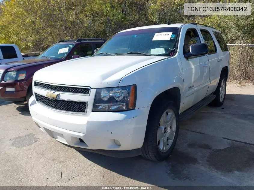 1GNFC13J57R408342 2007 Chevrolet Tahoe Lt