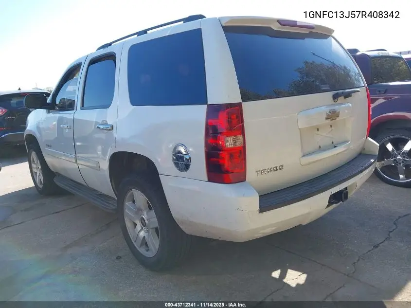 1GNFC13J57R408342 2007 Chevrolet Tahoe Lt