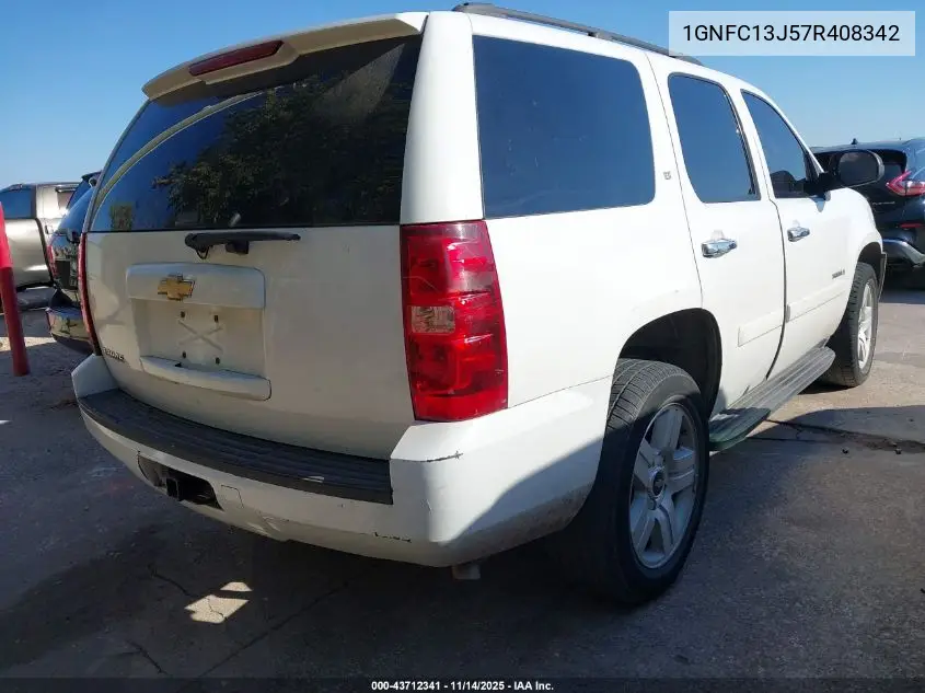1GNFC13J57R408342 2007 Chevrolet Tahoe Lt