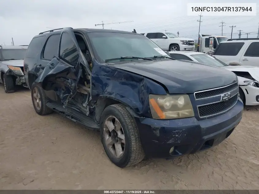 1GNFC13047R137944 2007 Chevrolet Tahoe Lt