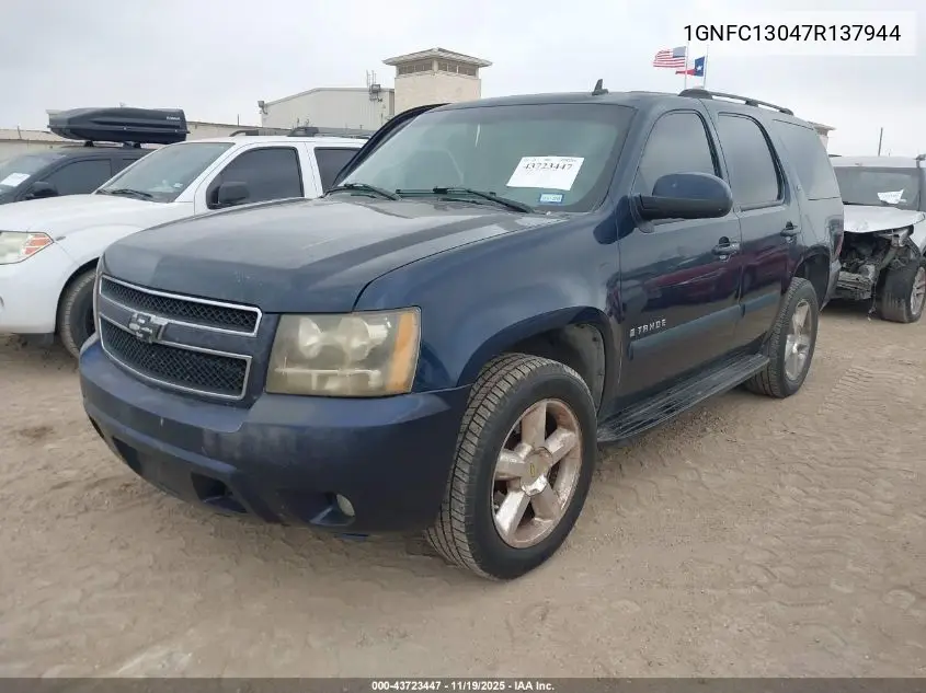 1GNFC13047R137944 2007 Chevrolet Tahoe Lt