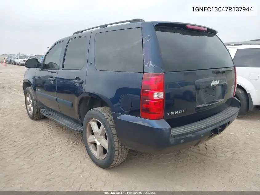 1GNFC13047R137944 2007 Chevrolet Tahoe Lt