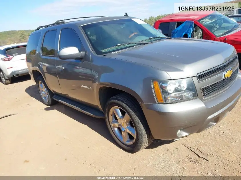 1GNFC13J97R231925 2007 Chevrolet Tahoe Ltz