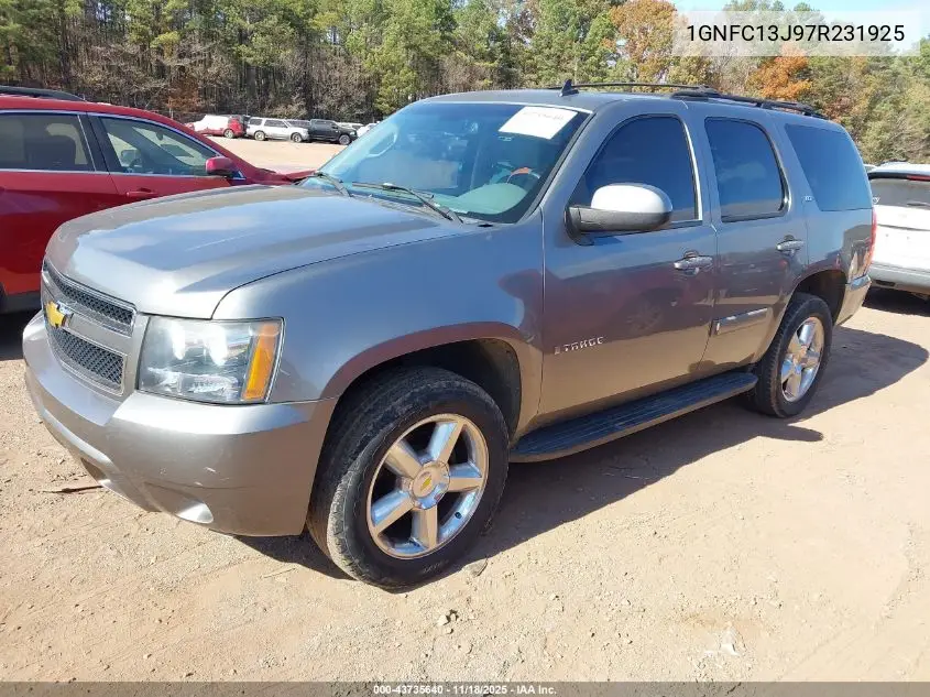 1GNFC13J97R231925 2007 Chevrolet Tahoe Ltz