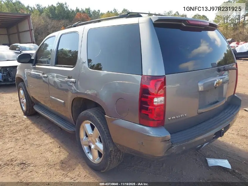 1GNFC13J97R231925 2007 Chevrolet Tahoe Ltz
