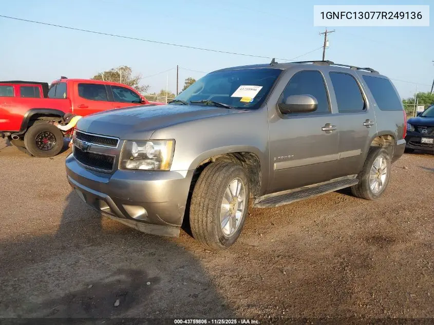 1GNFC13077R249136 2007 Chevrolet Tahoe Lt