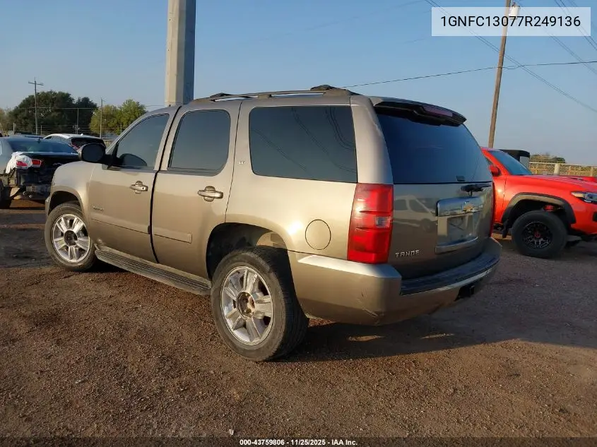 1GNFC13077R249136 2007 Chevrolet Tahoe Lt