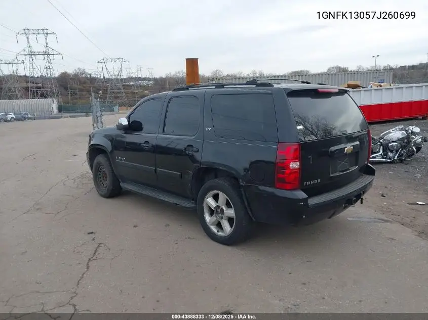 1GNFK13057J260699 2007 Chevrolet Tahoe Ltz