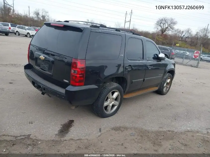 1GNFK13057J260699 2007 Chevrolet Tahoe Ltz