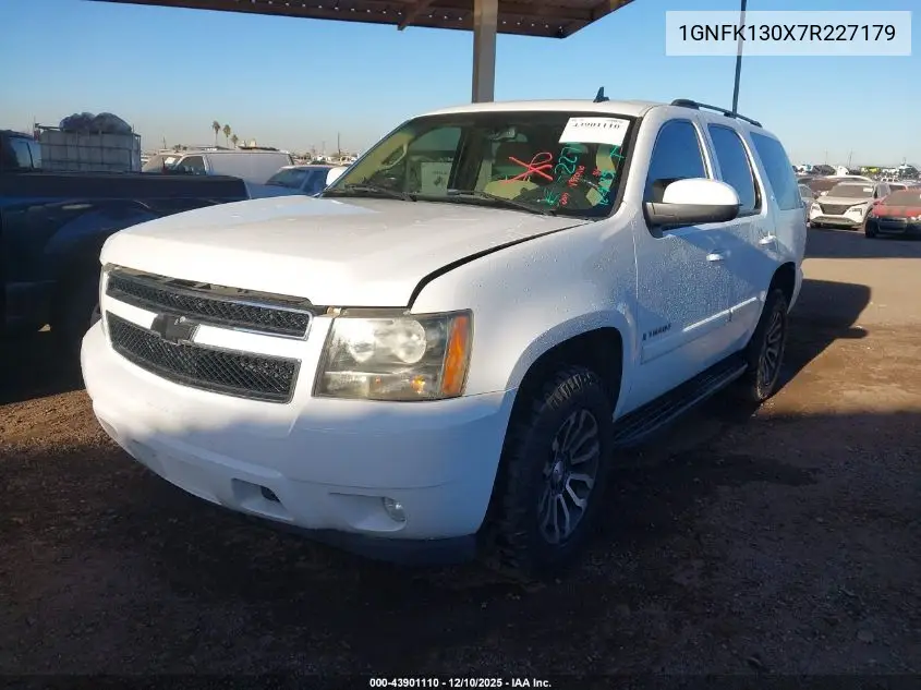 1GNFK130X7R227179 2007 Chevrolet Tahoe Lt