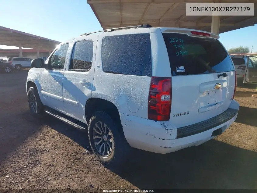 1GNFK130X7R227179 2007 Chevrolet Tahoe Lt