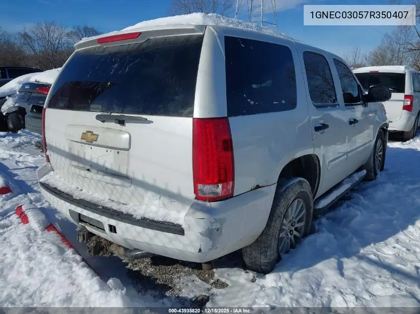 1GNEC03057R350407 2007 Chevrolet Tahoe Police