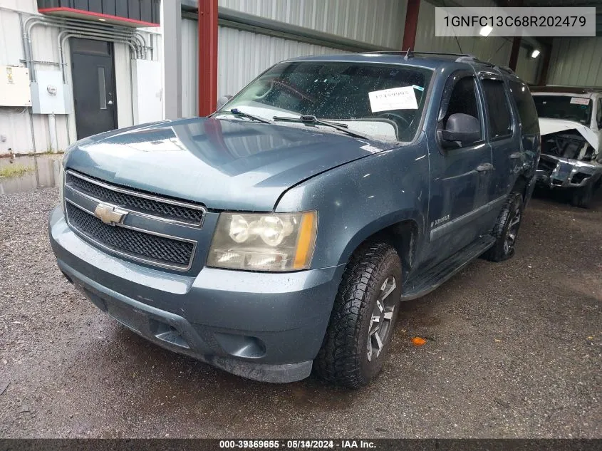 2008 Chevrolet Tahoe Ls VIN: 1GNFC13C68R202479 Lot: 39369655