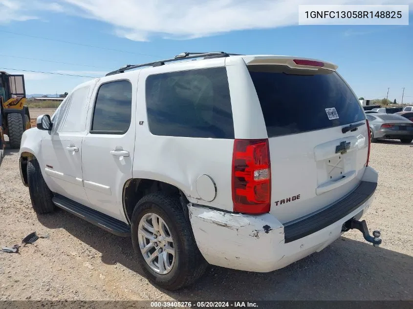 2008 Chevrolet Tahoe Lt VIN: 1GNFC13058R148825 Lot: 40377216