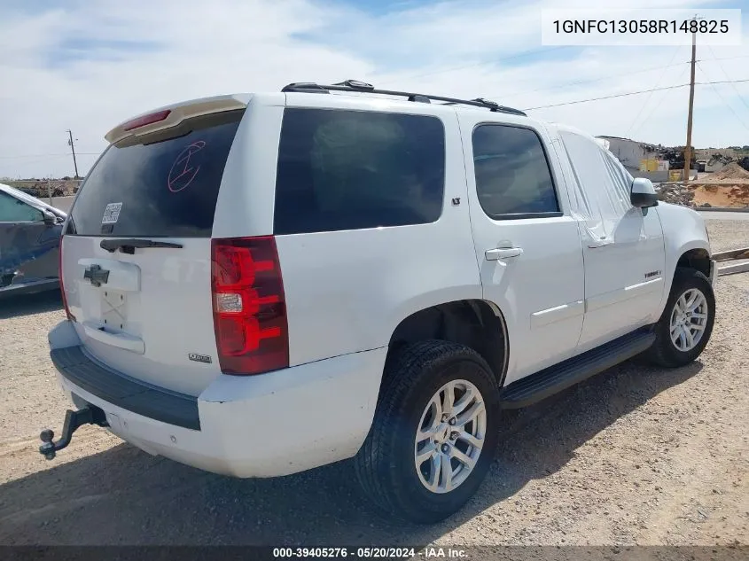 2008 Chevrolet Tahoe Lt VIN: 1GNFC13058R148825 Lot: 40377216