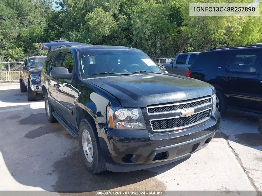 2008 Chevrolet Tahoe Ls VIN: 1GNFC13C48R257898 Lot: 39781261