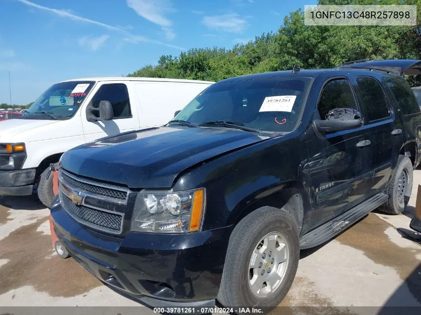 1GNFC13C48R257898 2008 Chevrolet Tahoe Ls