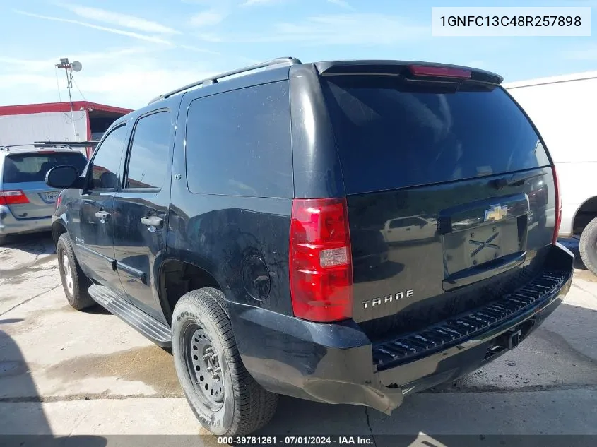 2008 Chevrolet Tahoe Ls VIN: 1GNFC13C48R257898 Lot: 39781261