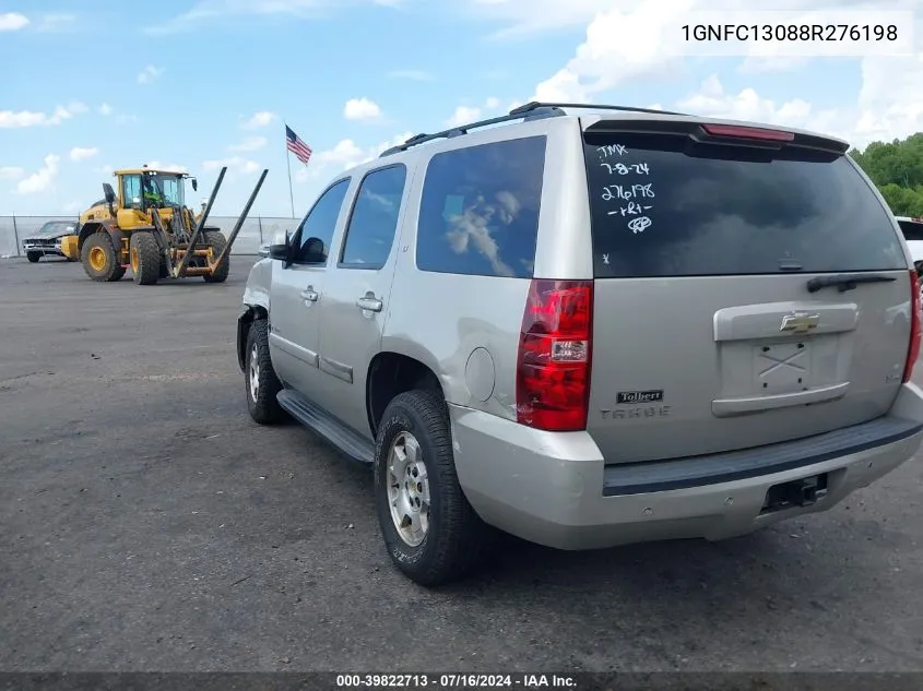 2008 Chevrolet Tahoe Lt VIN: 1GNFC13088R276198 Lot: 39822713