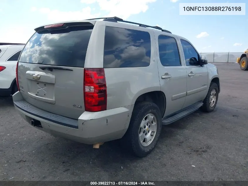 2008 Chevrolet Tahoe Lt VIN: 1GNFC13088R276198 Lot: 39822713