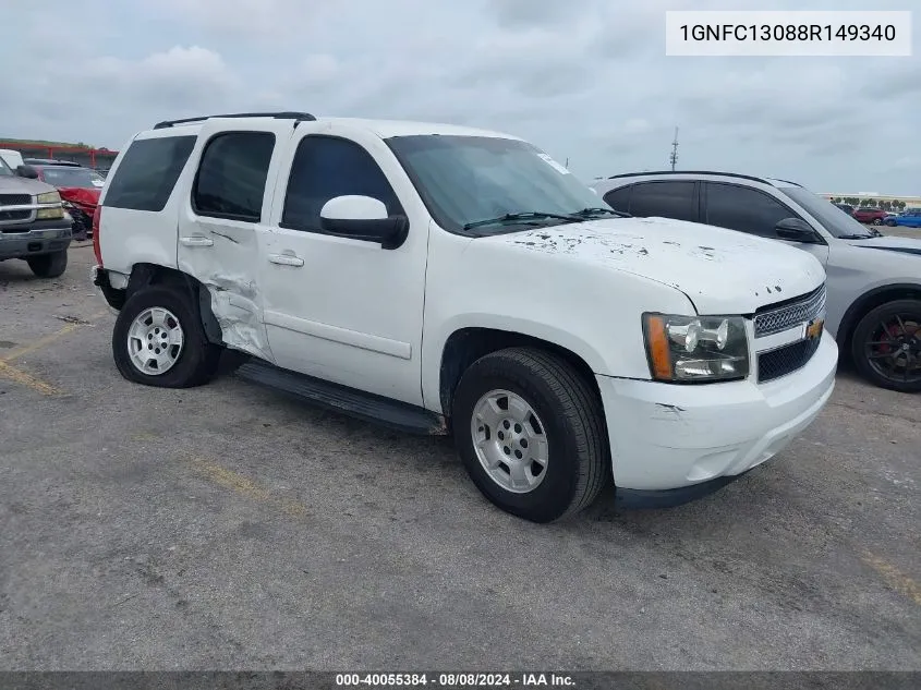 2008 Chevrolet Tahoe C1500 VIN: 1GNFC13088R149340 Lot: 40055384