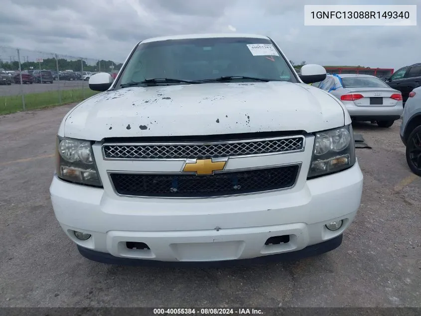 2008 Chevrolet Tahoe C1500 VIN: 1GNFC13088R149340 Lot: 40055384