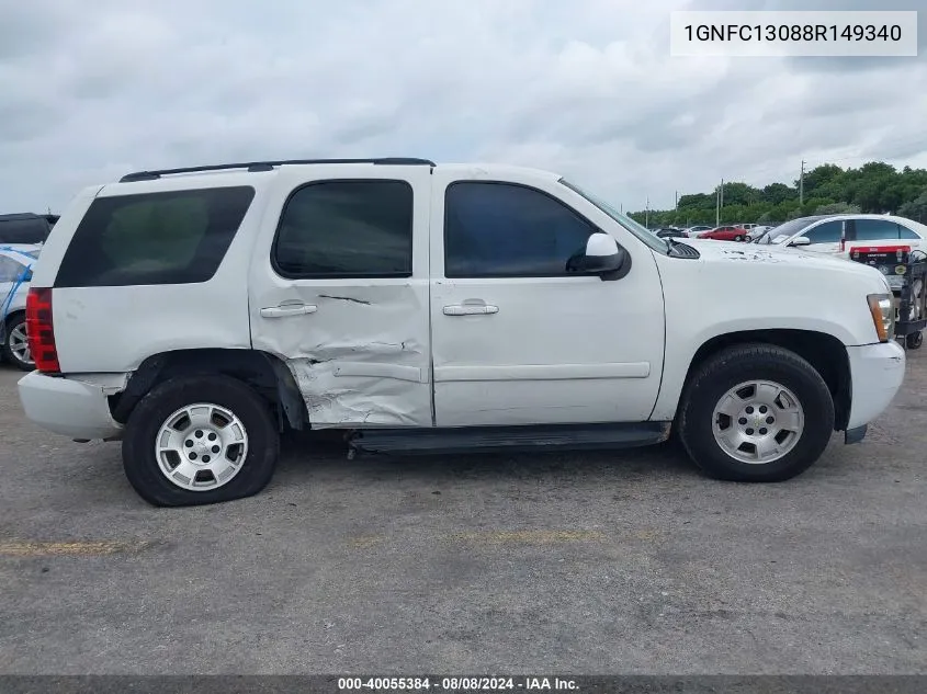 2008 Chevrolet Tahoe C1500 VIN: 1GNFC13088R149340 Lot: 40055384