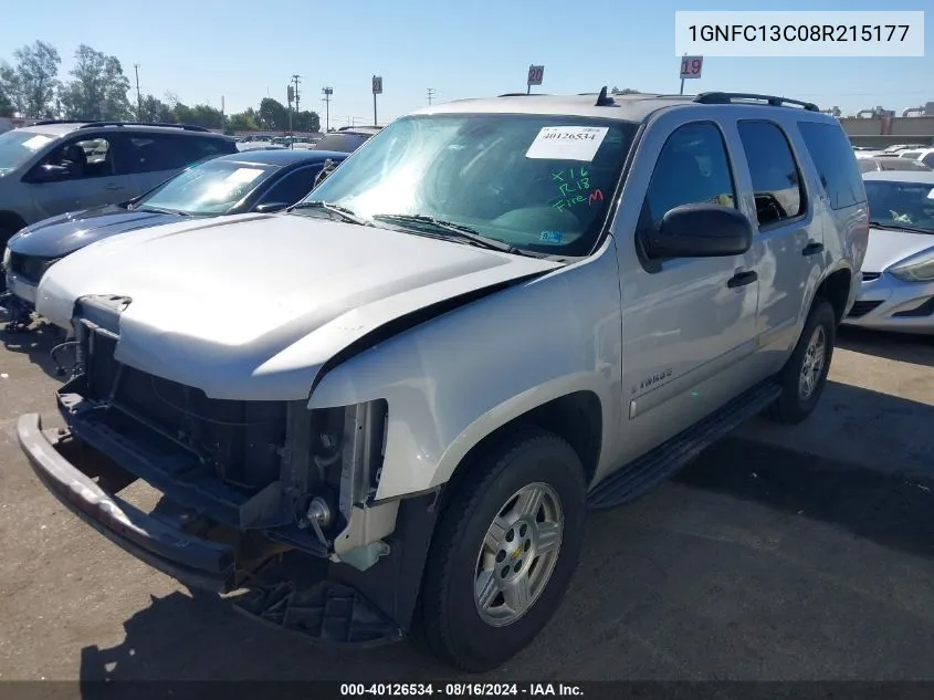 1GNFC13C08R215177 2008 Chevrolet Tahoe Ls