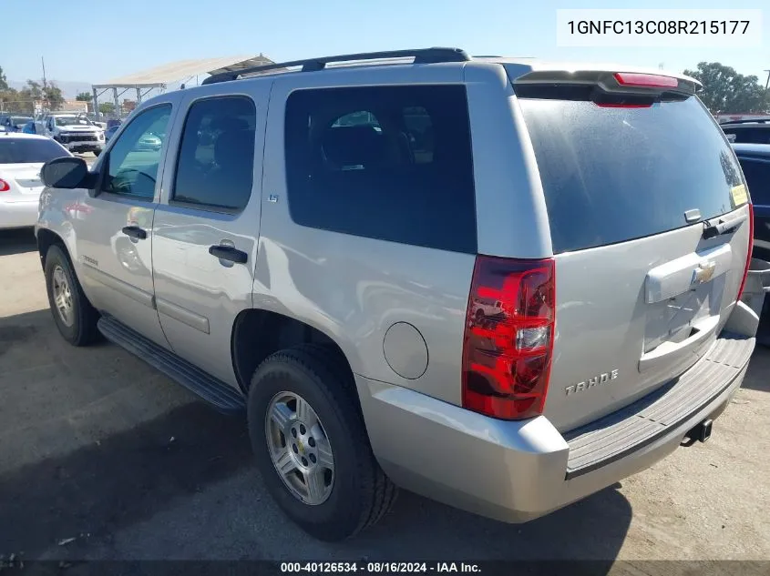 1GNFC13C08R215177 2008 Chevrolet Tahoe Ls