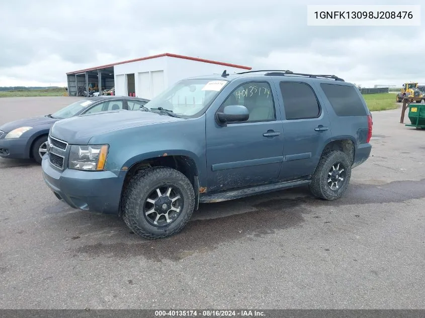 2008 Chevrolet Tahoe Lt VIN: 1GNFK13098J208476 Lot: 40135174