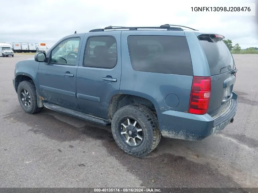 2008 Chevrolet Tahoe Lt VIN: 1GNFK13098J208476 Lot: 40135174