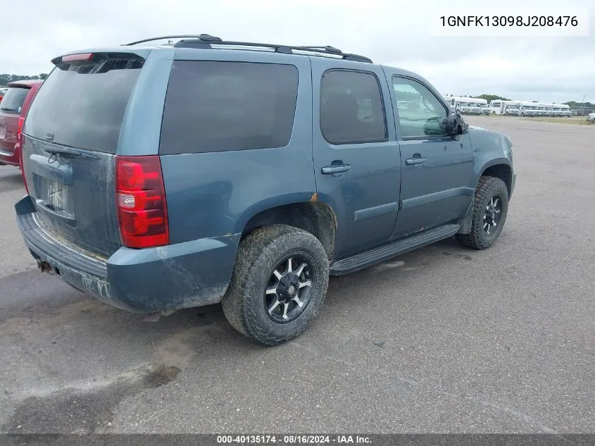 2008 Chevrolet Tahoe Lt VIN: 1GNFK13098J208476 Lot: 40135174