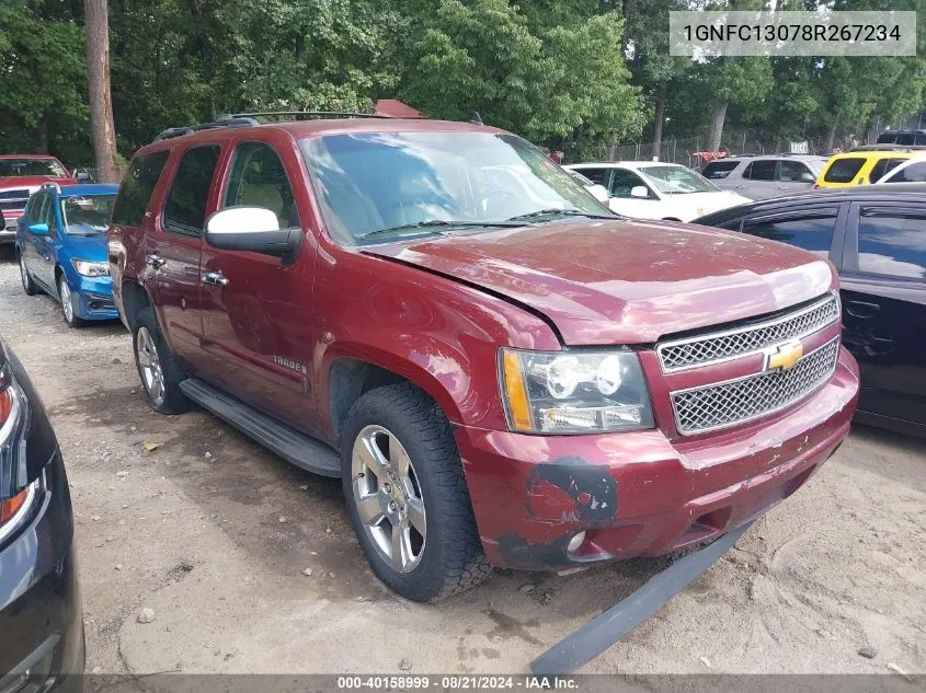 2008 Chevrolet Tahoe Ltz VIN: 1GNFC13078R267234 Lot: 40158999