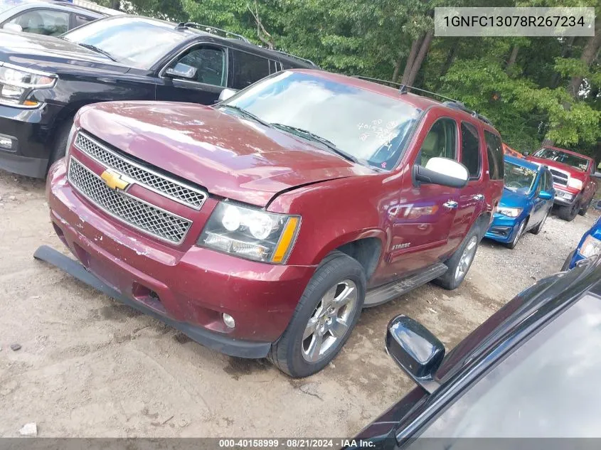 2008 Chevrolet Tahoe Ltz VIN: 1GNFC13078R267234 Lot: 40158999