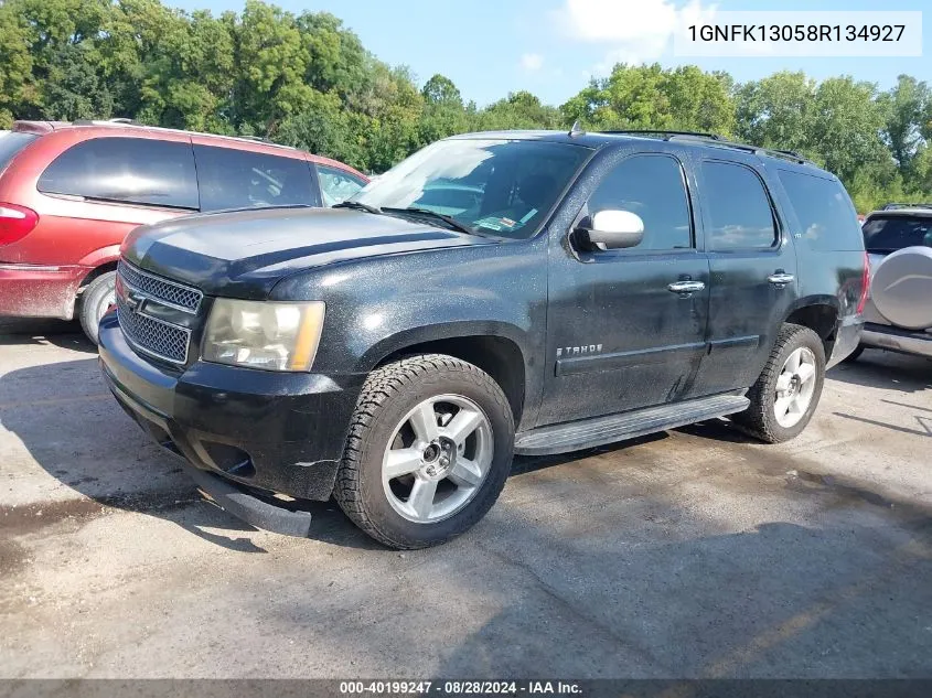 1GNFK13058R134927 2008 Chevrolet Tahoe Ltz