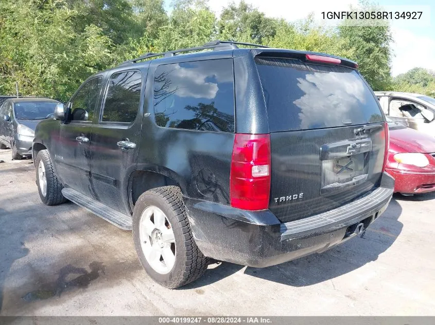 1GNFK13058R134927 2008 Chevrolet Tahoe Ltz