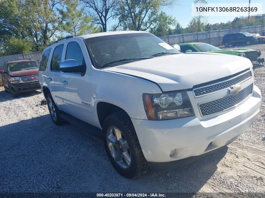 1GNFK13068R263369 2008 Chevrolet Tahoe Ltz