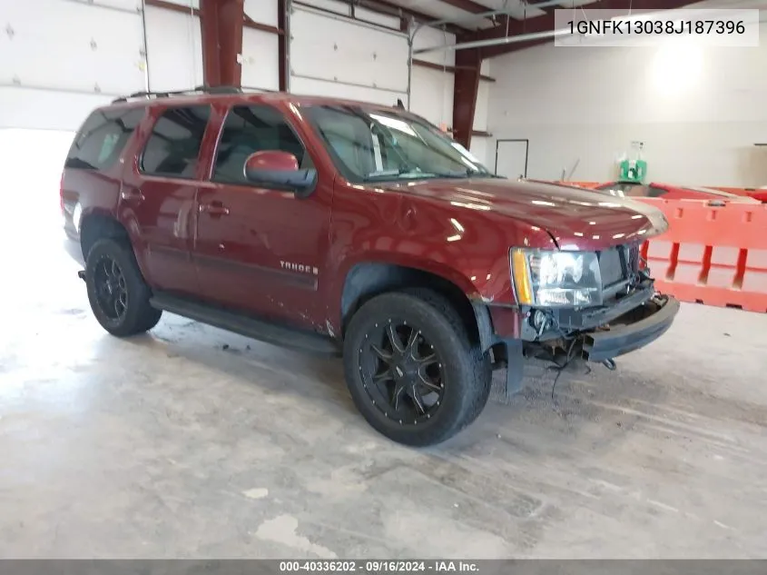 1GNFK13038J187396 2008 Chevrolet Tahoe Lt