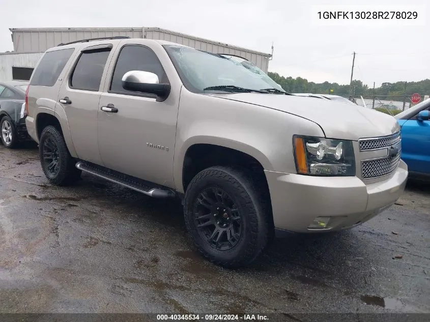 2008 Chevrolet Tahoe Lt VIN: 1GNFK13028R278029 Lot: 40345534