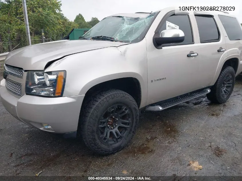 1GNFK13028R278029 2008 Chevrolet Tahoe Lt