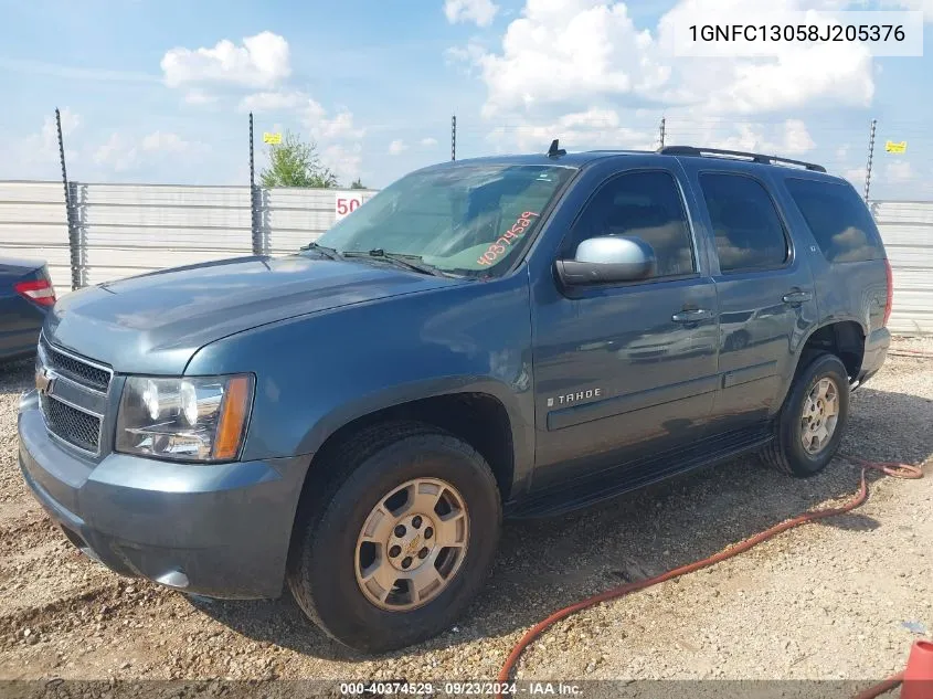 1GNFC13058J205376 2008 Chevrolet Tahoe Lt