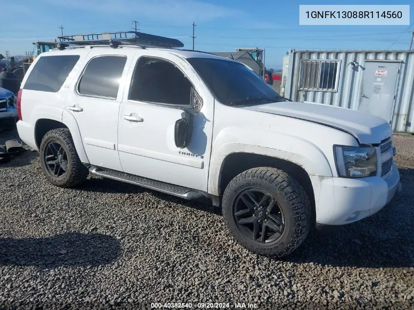 1GNFK13088R114560 2008 Chevrolet Tahoe Lt