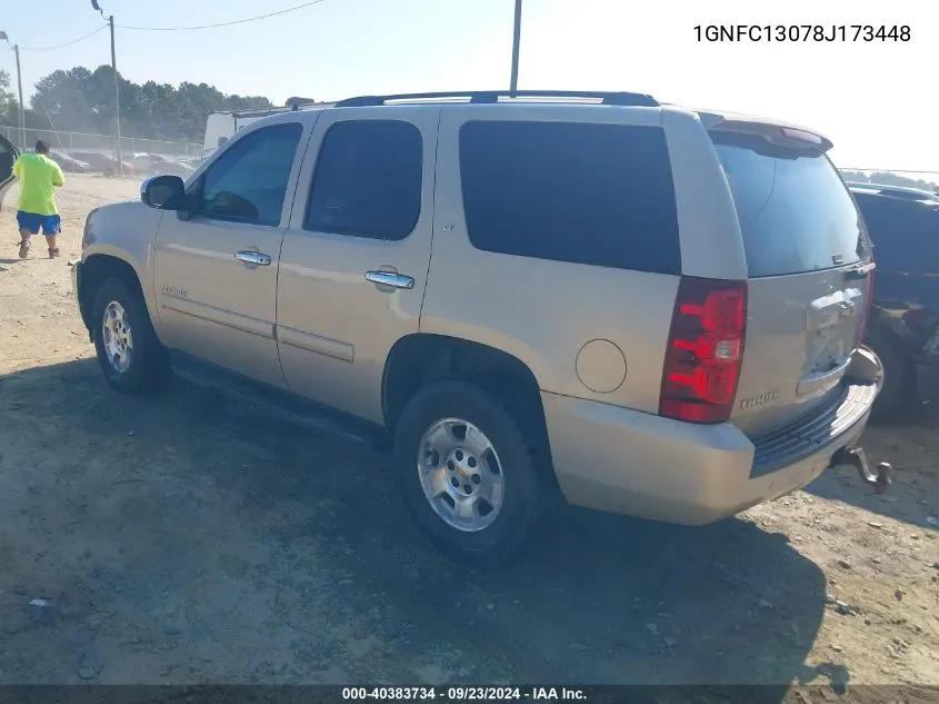 1GNFC13078J173448 2008 Chevrolet Tahoe Lt