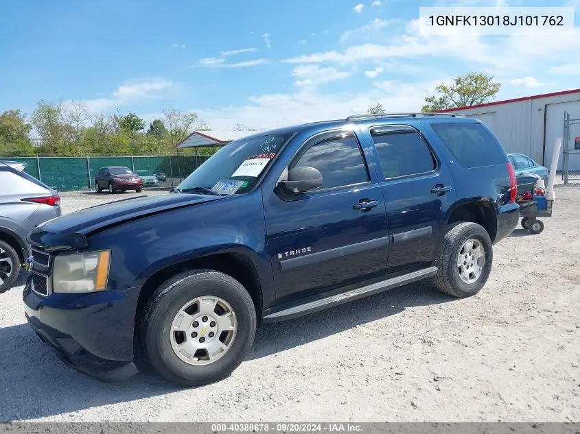 1GNFK13018J101762 2008 Chevrolet Tahoe Lt