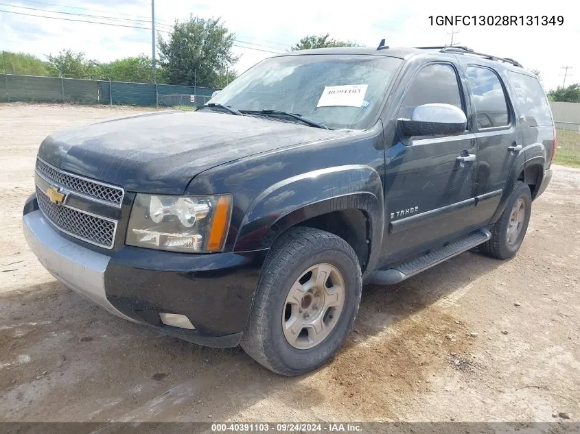 2008 Chevrolet Tahoe Lt VIN: 1GNFC13028R131349 Lot: 40391103