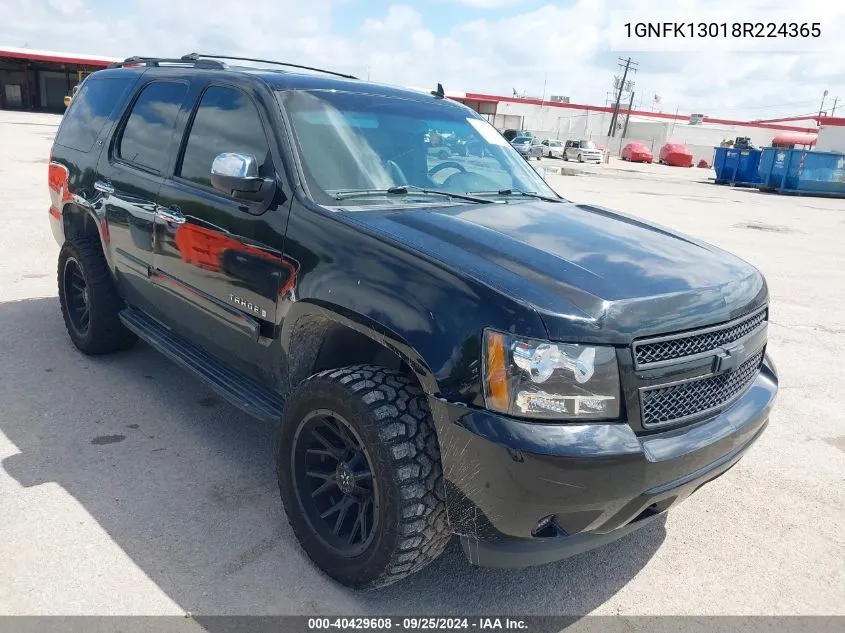 2008 Chevrolet Tahoe Ltz VIN: 1GNFK13018R224365 Lot: 40429608