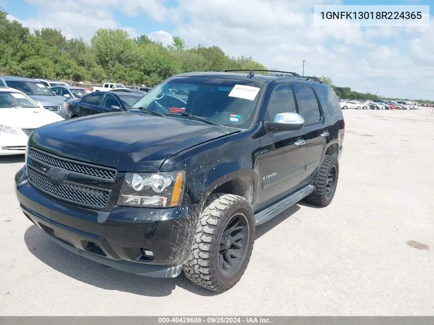 1GNFK13018R224365 2008 Chevrolet Tahoe Ltz