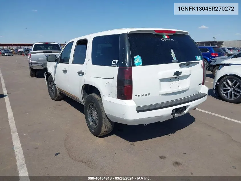 1GNFK13048R270272 2008 Chevrolet Tahoe Commercial Fleet