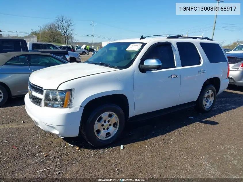 1GNFC13008R168917 2008 Chevrolet Tahoe Ltz