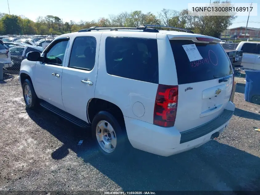 1GNFC13008R168917 2008 Chevrolet Tahoe Ltz